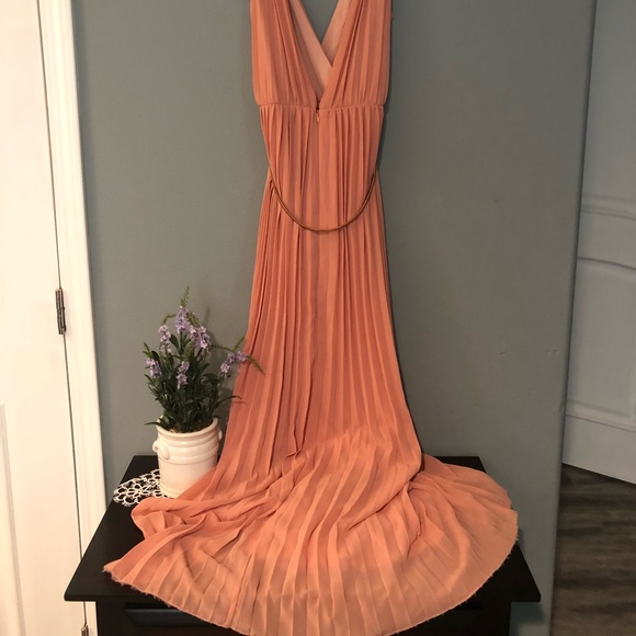 Katia long peach dress - Picture 7 of 8